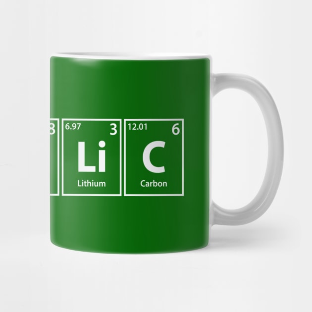 Catholic (Ca-Th-O-Li-C) Periodic Elements Spelling by cerebrands